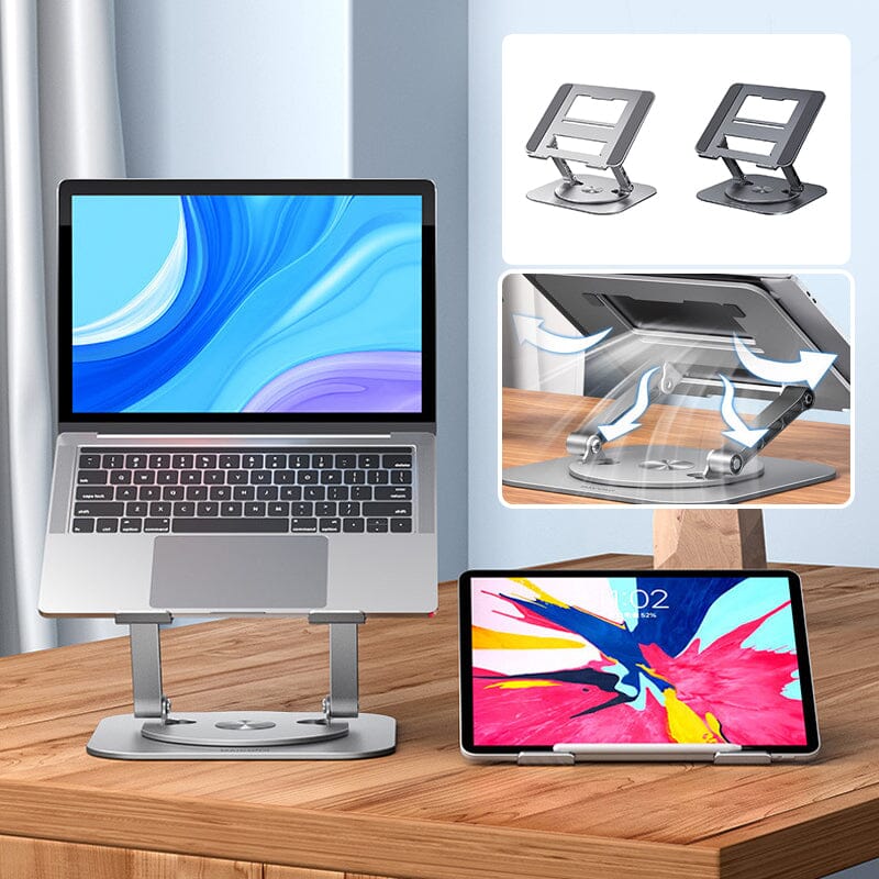 Élégance | Laptop- en Tabletstandaard 360° – verstelbaar - ergonomisch - modern design