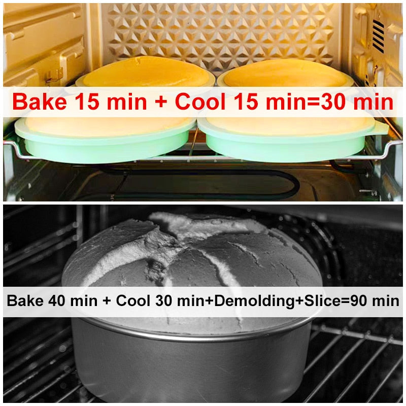 Gelaagde Ronde Vorm Mal Keuken Bakgerei Bakvorm Bakpan Gereedschap