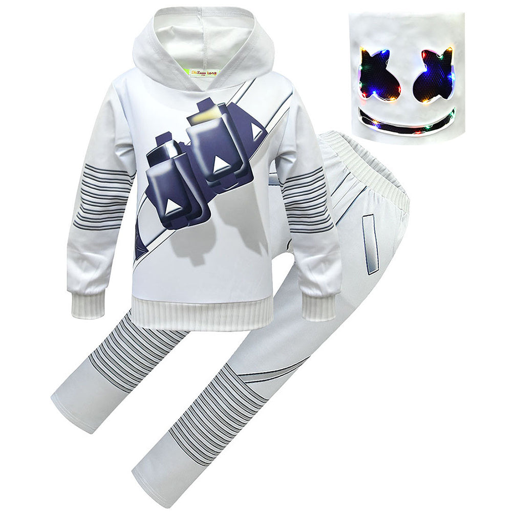 Kinderen Futuristisch Halloween Kostuum Trainingspak Hoodie Lange Mouw