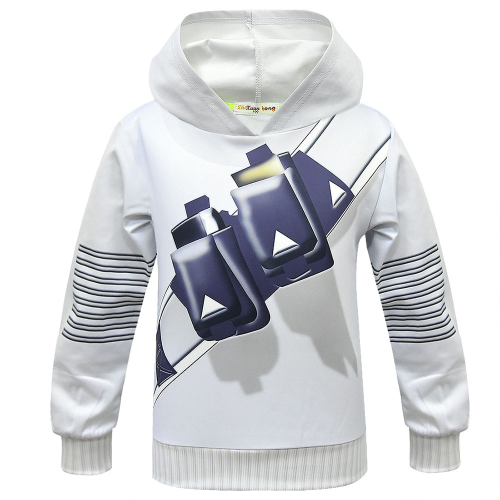 Kinderen Futuristisch Halloween Kostuum Trainingspak Hoodie Lange Mouw