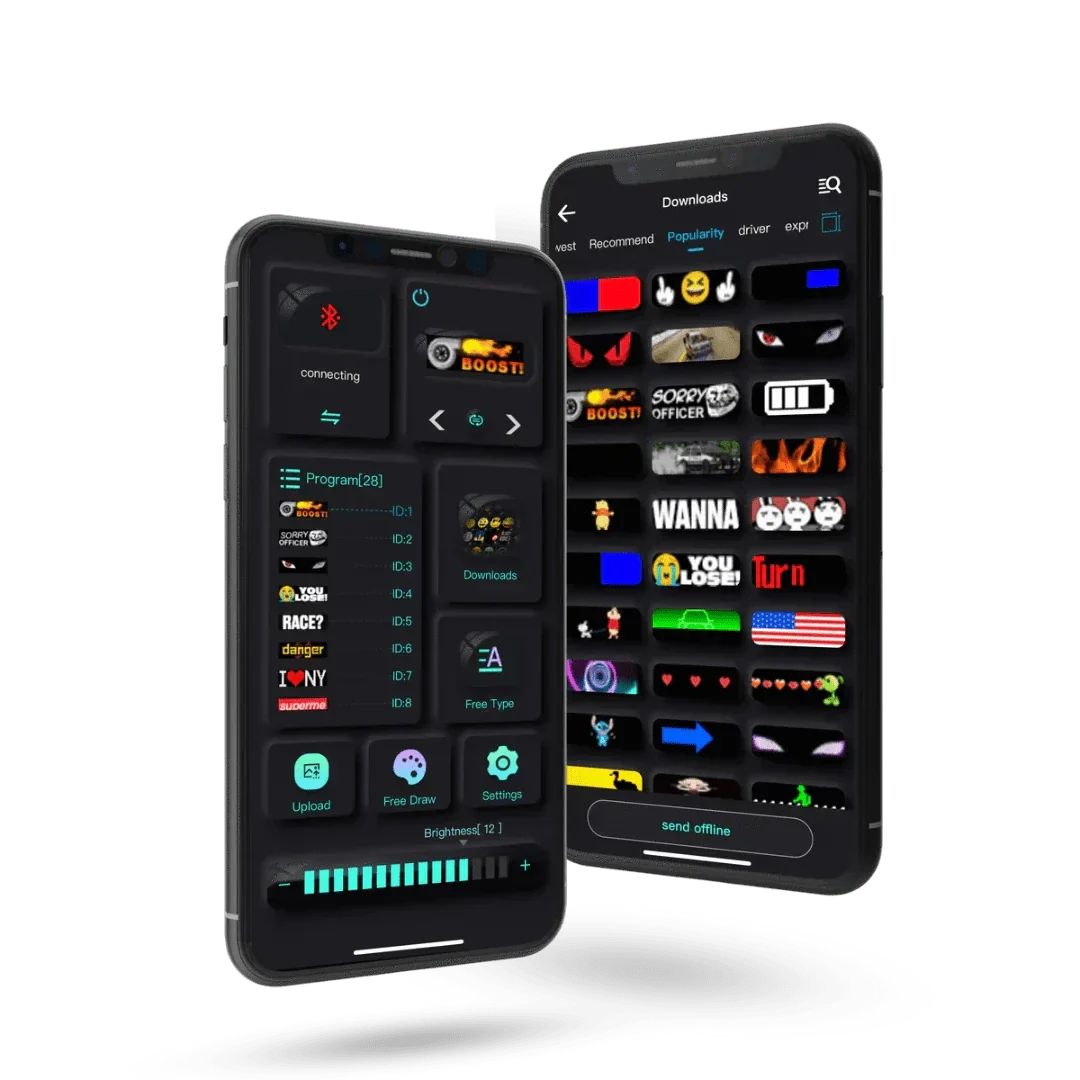 Aanpasbaar LED Auto-Display – GlowSign