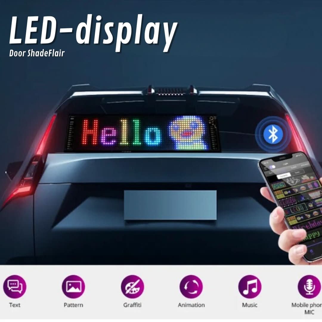 Aanpasbaar LED Auto-Display – GlowSign