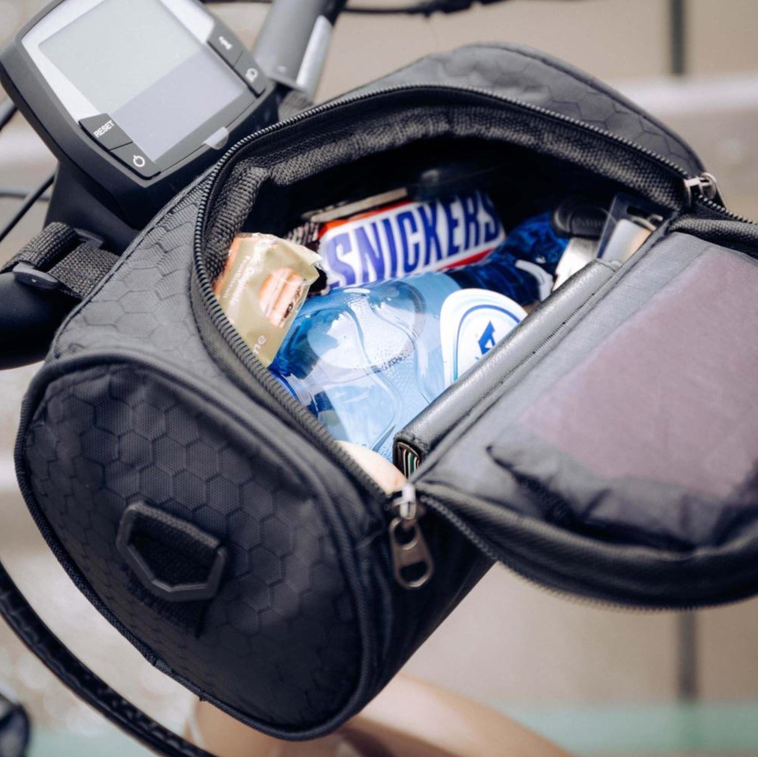 Fietstas voor het stuur | Waterdichte fietstas met touchscreen | Tourix