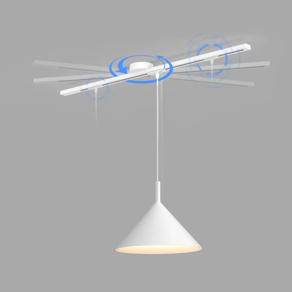 Morris Rotatable Movable Ceiling Rail voor Hanglamp