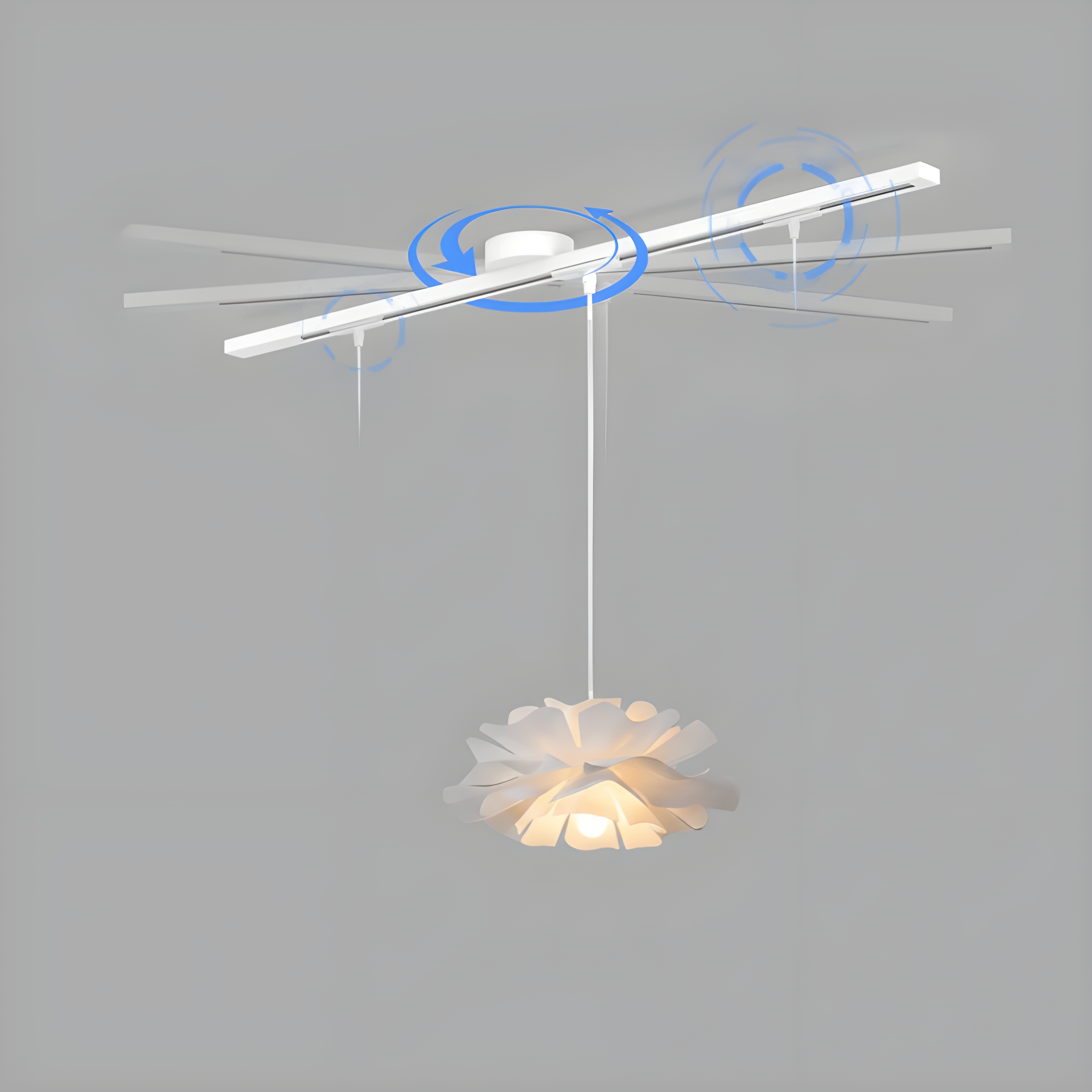 Morris Rotatable Movable Ceiling Rail voor Hanglamp