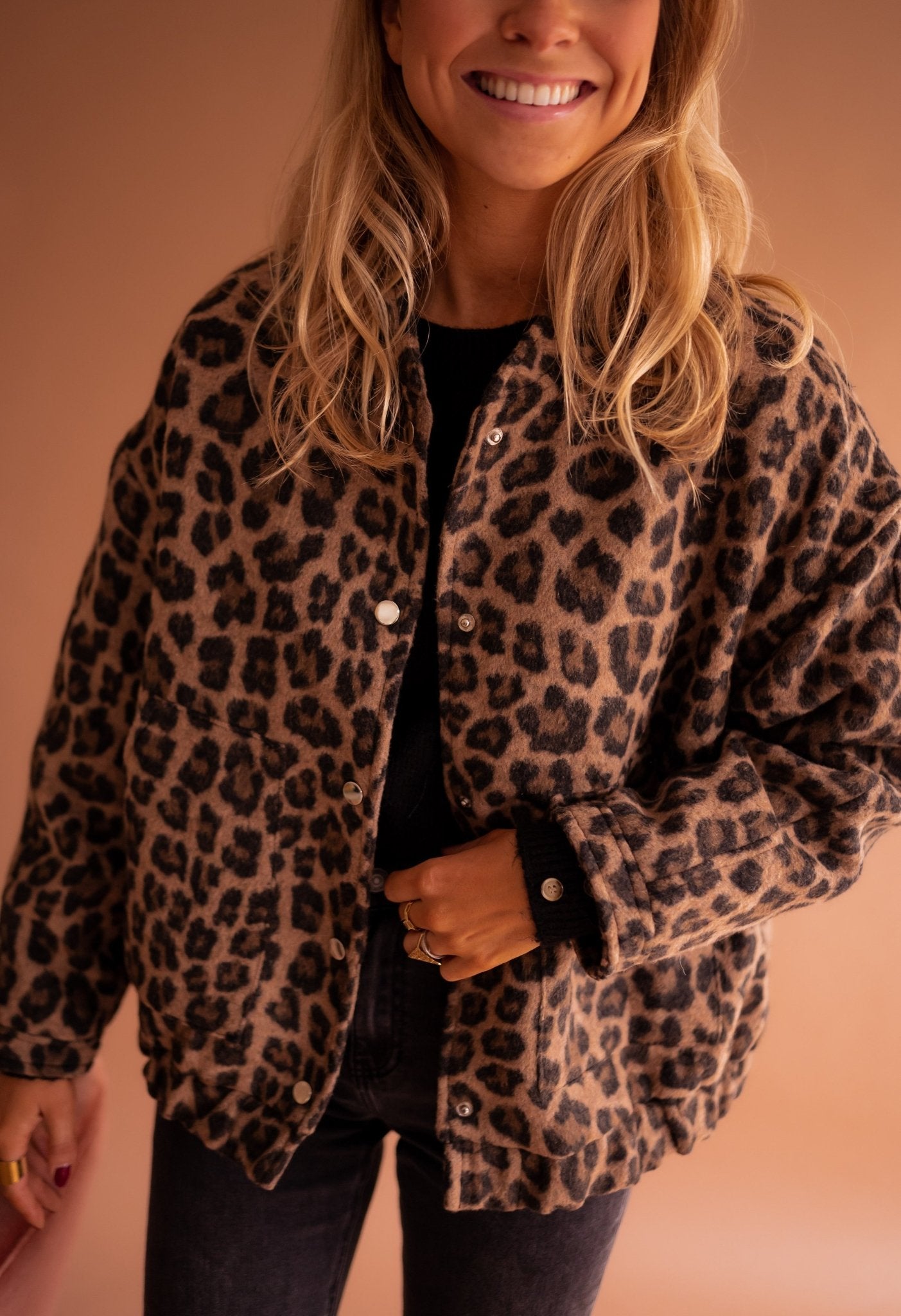 Susanne™ | Trendy Jas met Luipaardprint
