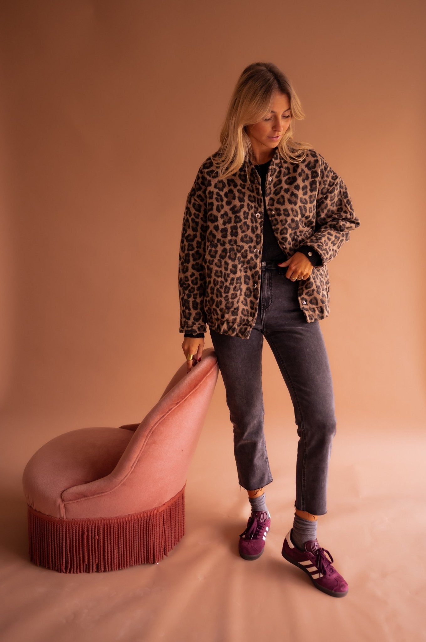 Susanne™ | Trendy Jas met Luipaardprint