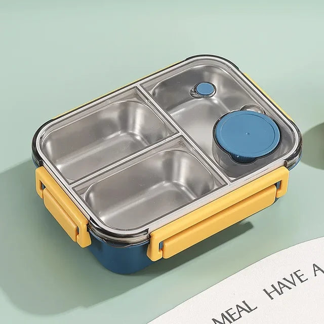 Lunchdoos | Thermobehälter voor Eten | Brooddoos met Vakken van RVS | Warmtecontainer | Esskraft
