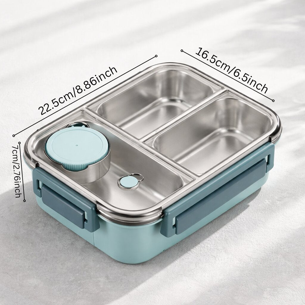 Lunchdoos | Thermobehälter voor Eten | Brooddoos met Vakken van RVS | Warmtecontainer | Esskraft