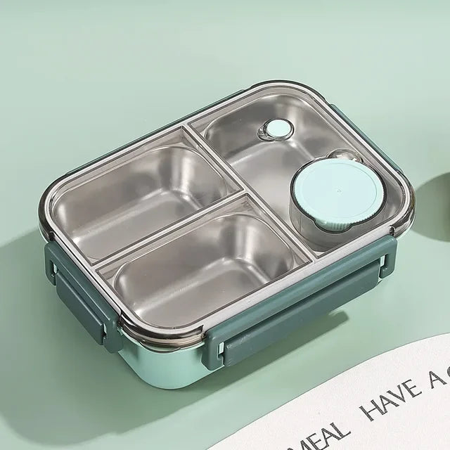 Lunchdoos | Thermobehälter voor Eten | Brooddoos met Vakken van RVS | Warmtecontainer | Esskraft