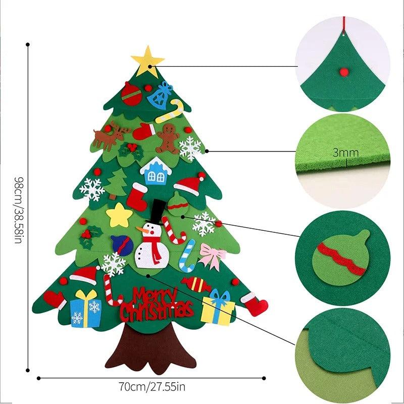 Montessori Vilt Kerstboom