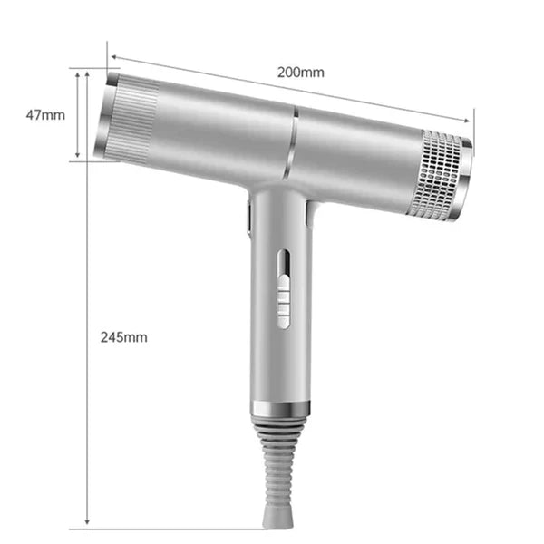 Hairvolt Ultra Licht Professionele Haardroger | Hoogtoerenmotor 110.000 t/min | Anionentechnologie & 3 Niveaus