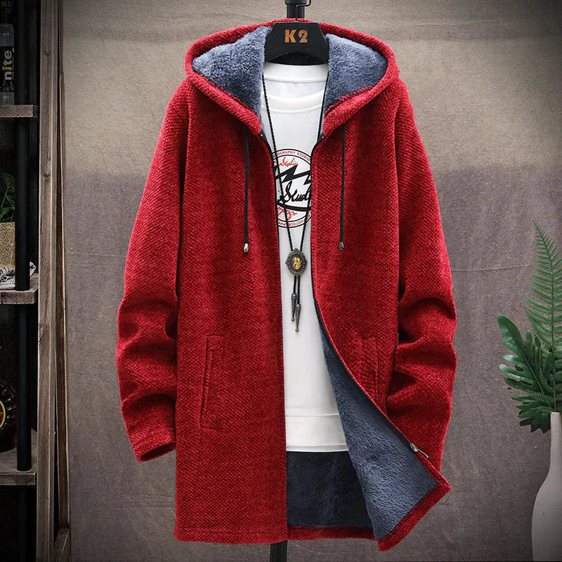 MARCEL | WARME STRIKJACKE MET RITS