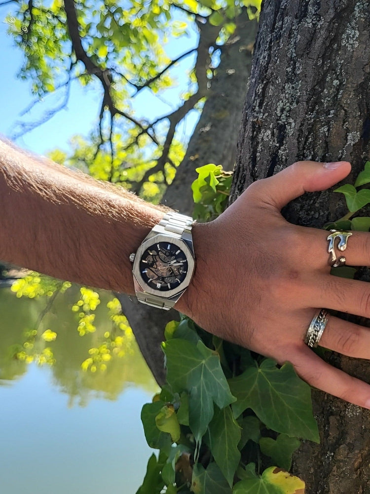 Blaise - Chronograaf Horloge Leer - Tijdloze Elegant