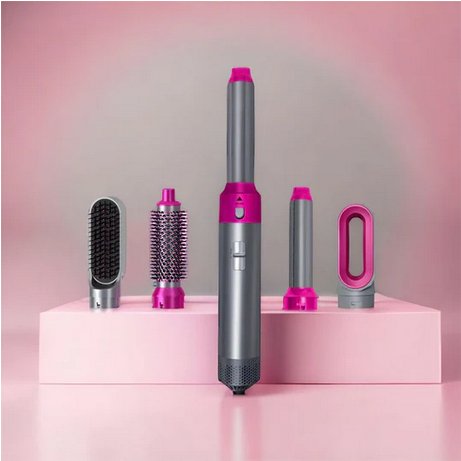 5-in-1 Stylingsborstel met Coanda-effect en ionische technologie voor drogen en krullen