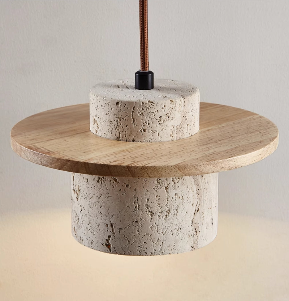 Travertine hanglamp