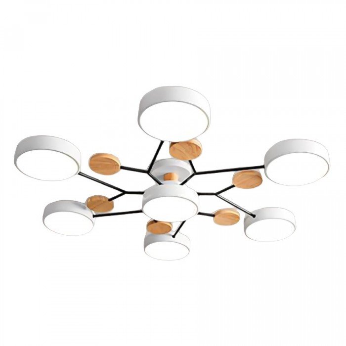 Scandinavische Plafondlamp – Vertakt Design, Stijlvol & Duurzaam met LED-technologie