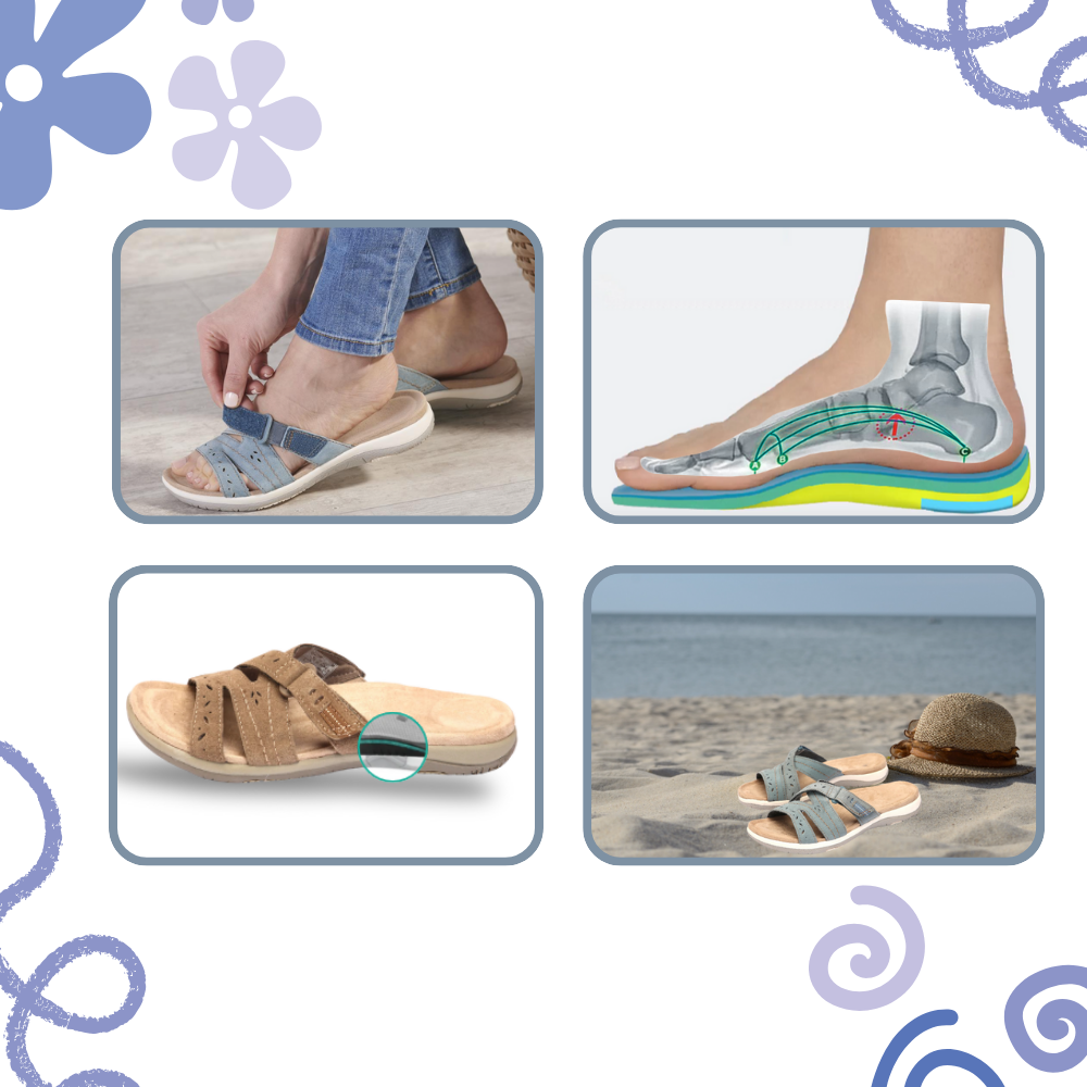 Orthopedische Inlegzolen Open Teen Sandalen