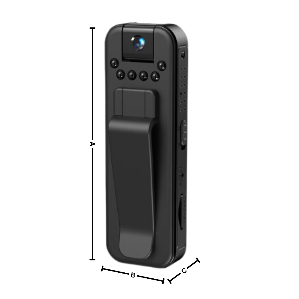 OTG Compatibele Draadloze Vlog Bodycamera