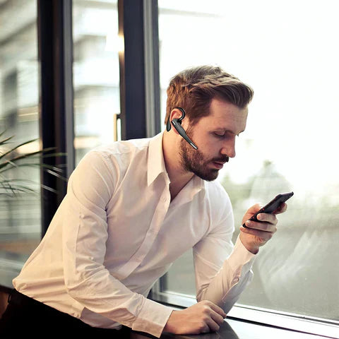 Trucker Dual Mic Draadloze Bluetooth 5.1 Noise Cancelling Headset/Oordopjes
