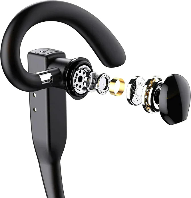 Trucker Dual Mic Draadloze Bluetooth 5.1 Noise Cancelling Headset/Oordopjes