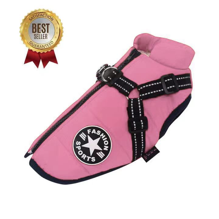 WoofGuard™ - Waterdichte Winterjas met geïntegreerd Harnas