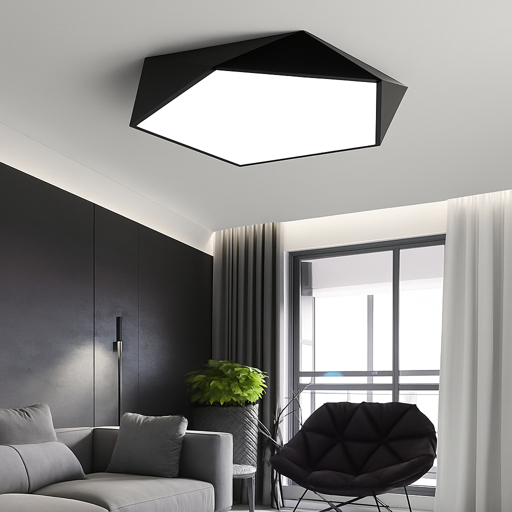 Geometrisch Design LED Plafondlamp in Kleur