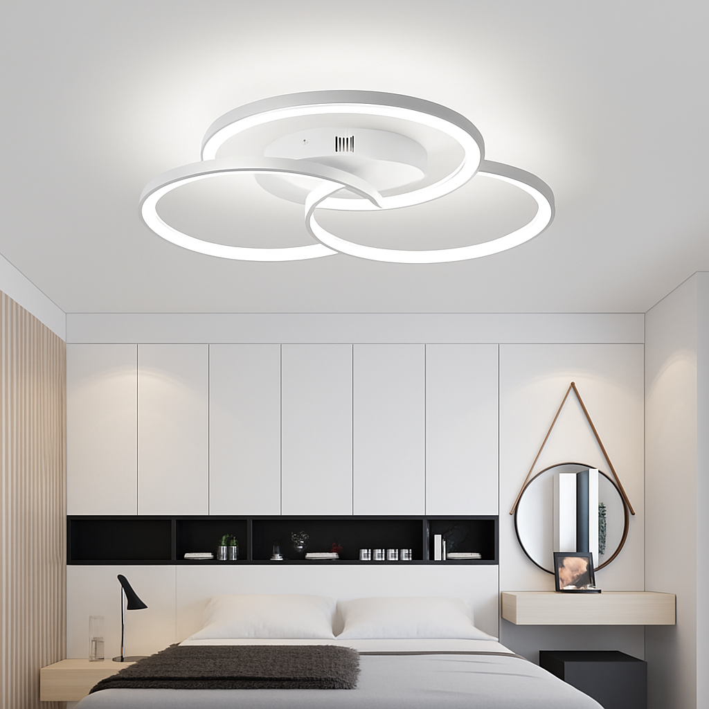 Design LED Plafondlamp Roos drie Cirkels Bwart