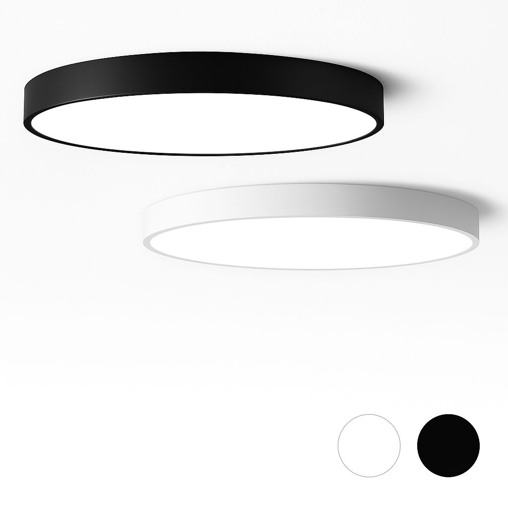 Ronde en platte LED-plafondlamp (verschillende maten)