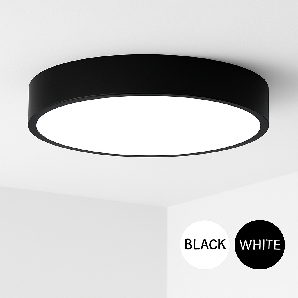 Eenvoudige ronde LED-plafondlamp