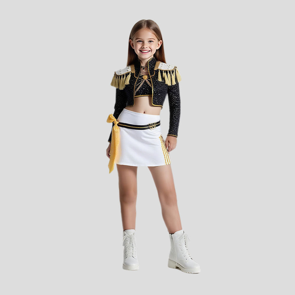 Halloween Kostuum Kinderen Popster Jas Rok Set