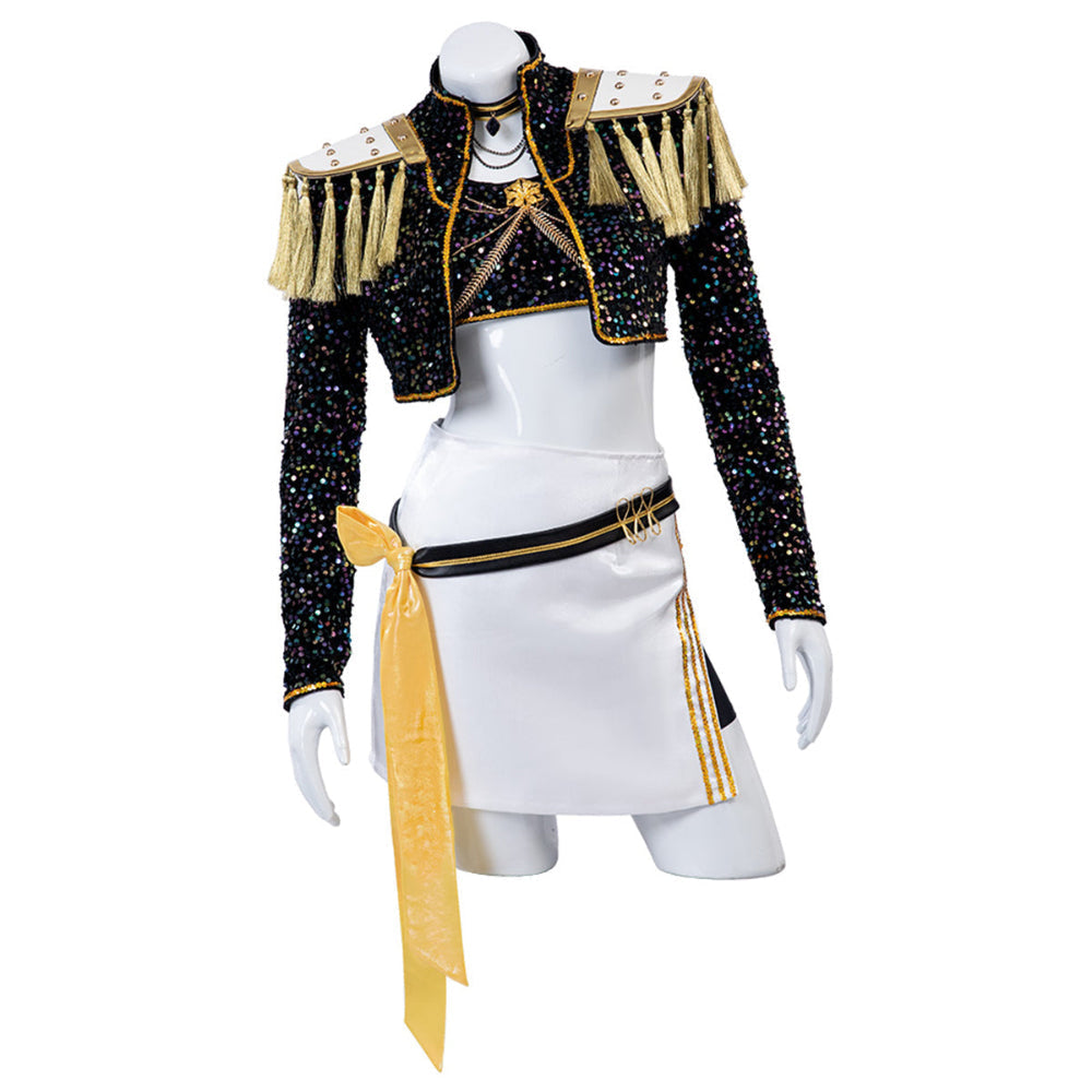 Halloween Kostuum Kinderen Popster Jas Rok Set
