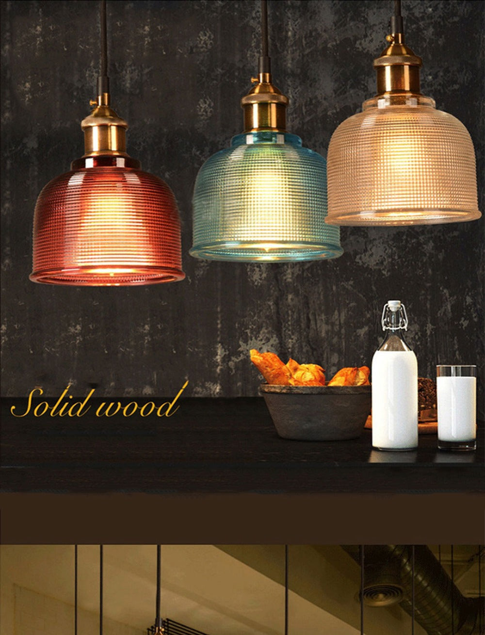 Frendorf | Retro Glas Hanglamp | Europees Vintage Ontwerp