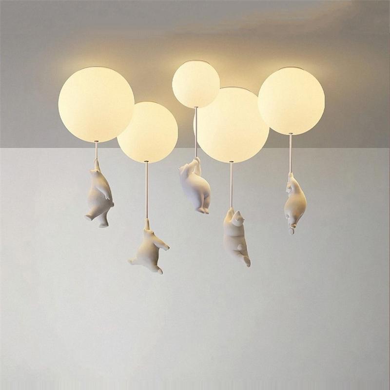 Ballonbeer Plafondlamp | Speelse Berenontwerp