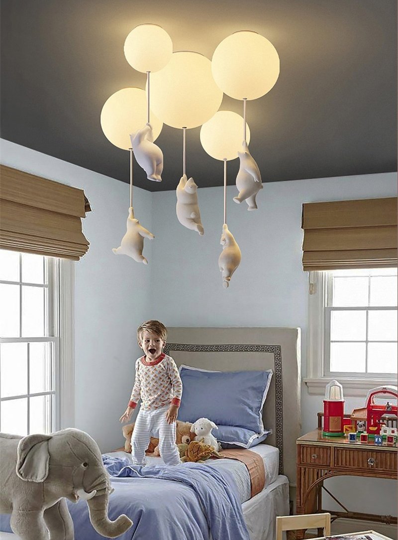 Ballonbeer Plafondlamp | Speelse Berenontwerp