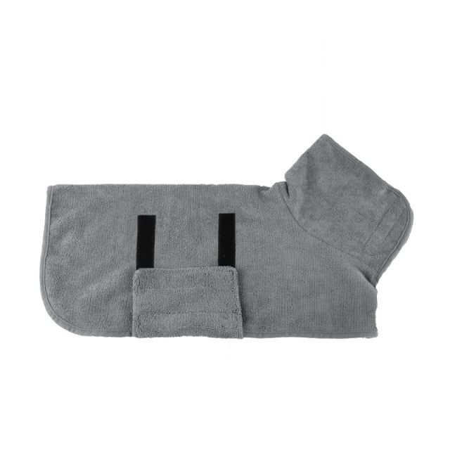 Hond Handdoek Robe voor Honden – Sneldrogende Verstelbare Hondenkleed, Comfortabele en Stijlvolle Badjas voor Alle Maten