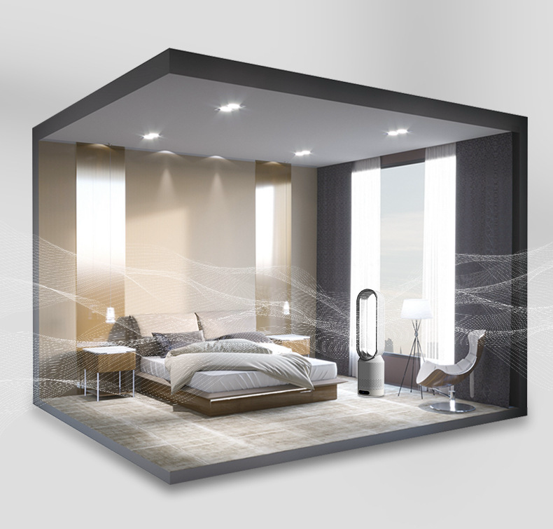 AirPure - 3-in-1 Luchtkoeler - Zuivert en Ioneert