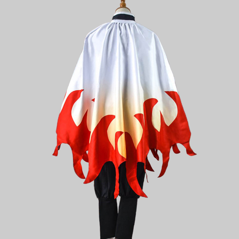 Halloween Kostuum Vlam Samurai Cosplay Outfit