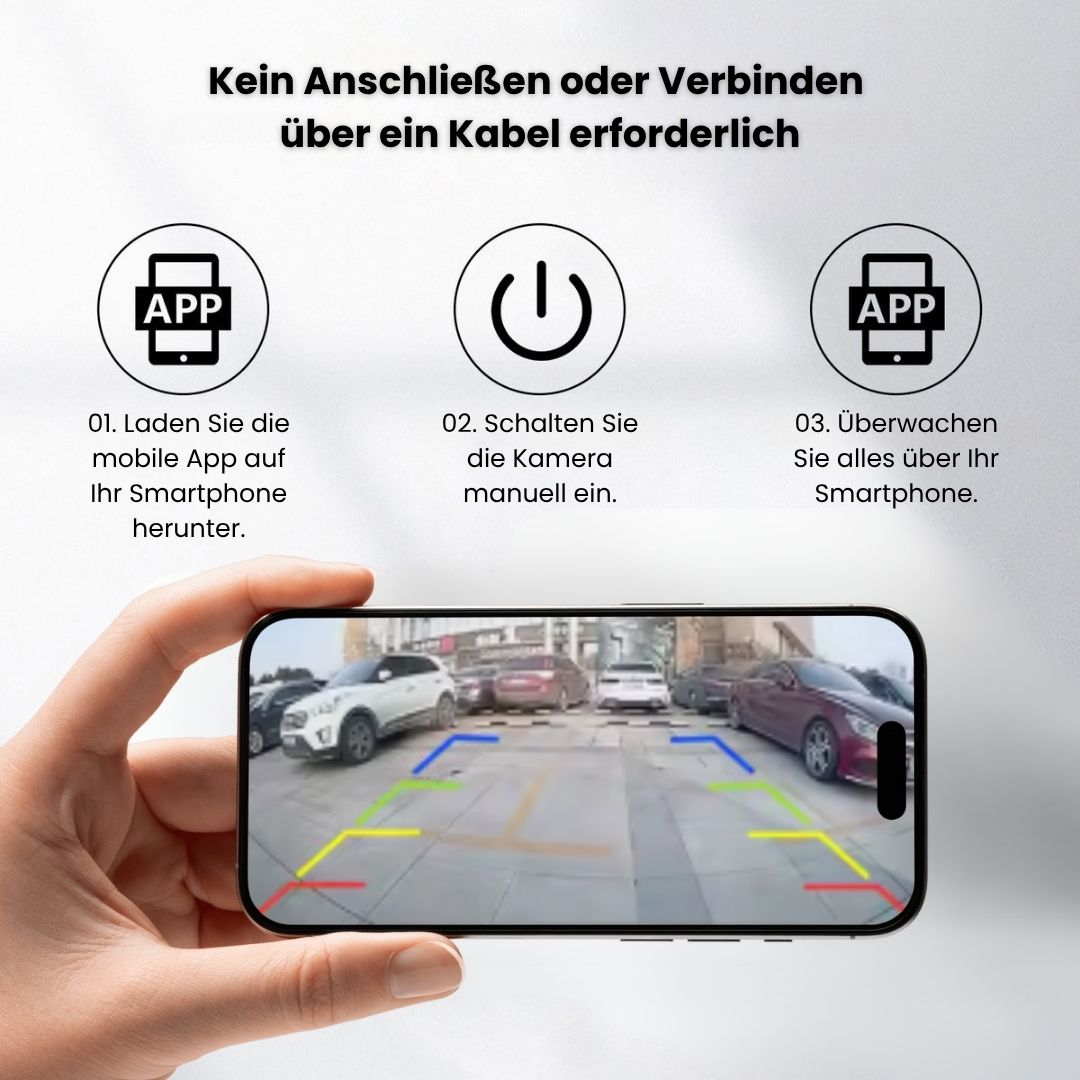 Draadloze achteruitrijcamera voor auto, camper, aanhanger & vrachtwagen | RückBlick