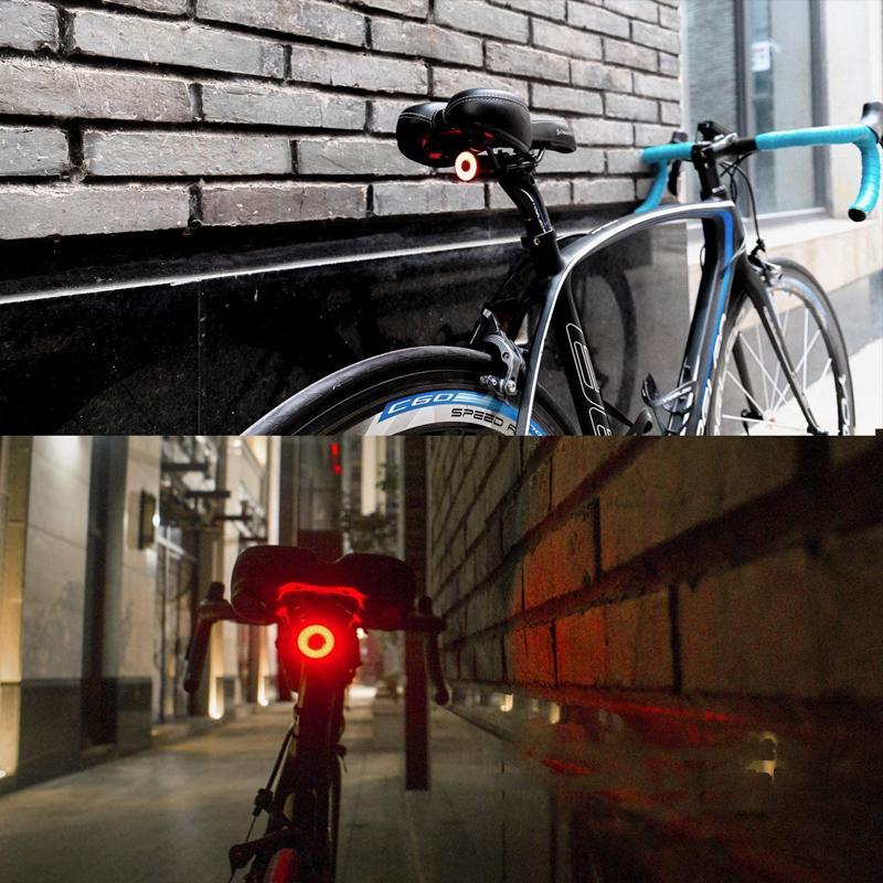 Achterlicht & Remlicht voor Fiets en Racefiets met 6 Modi en Accu | Lumirad