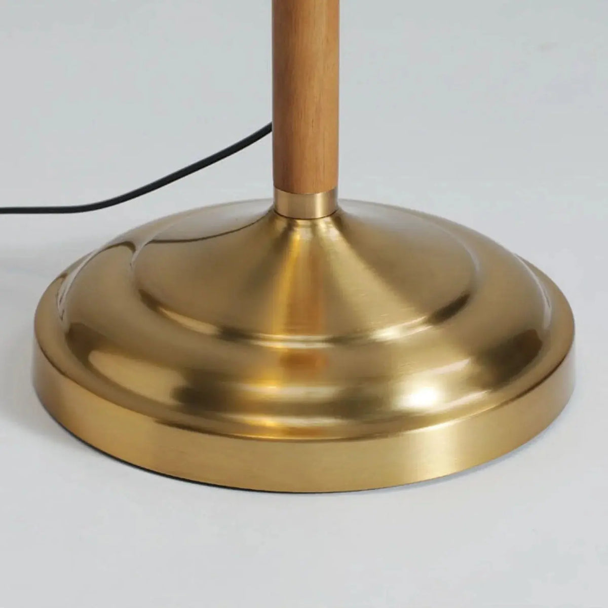 Vintage Bloem Plissé Stof Vloerlamp