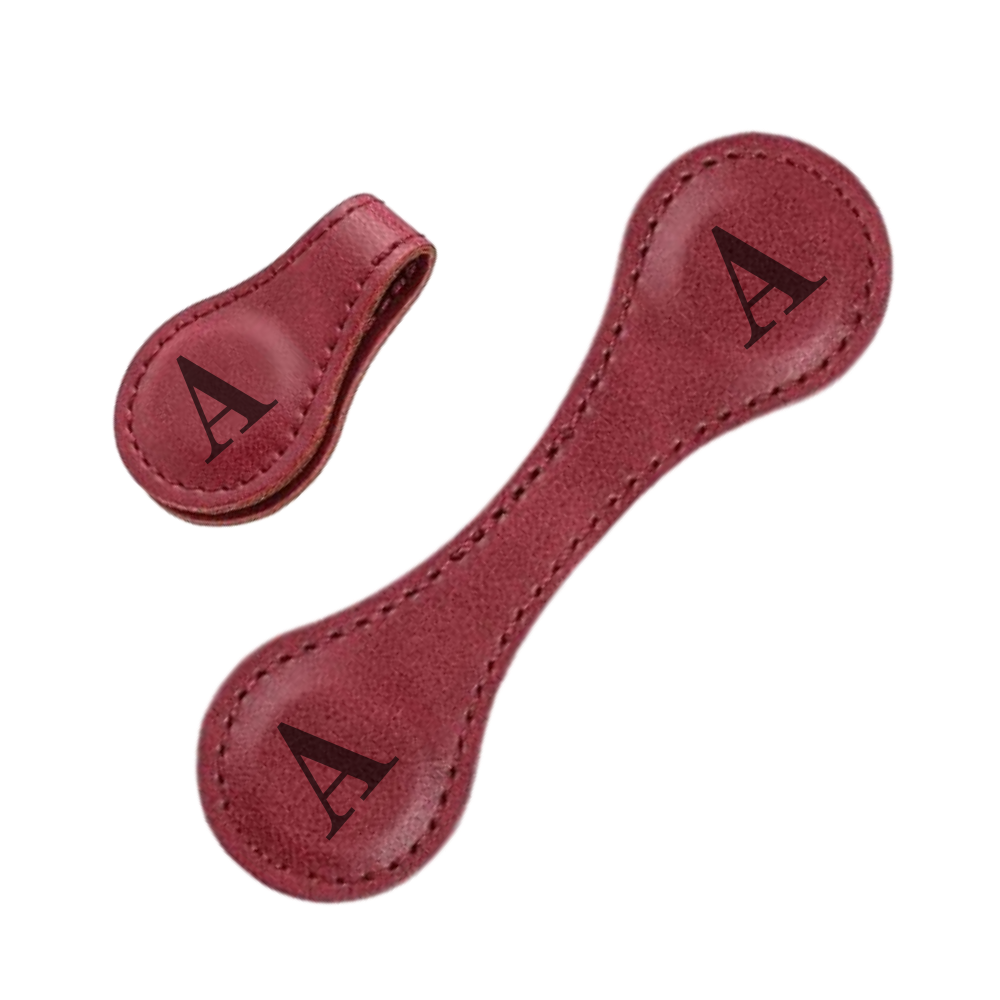 Stijlvolle Gepersonaliseerde Magnetische Lederen Boekenlegger