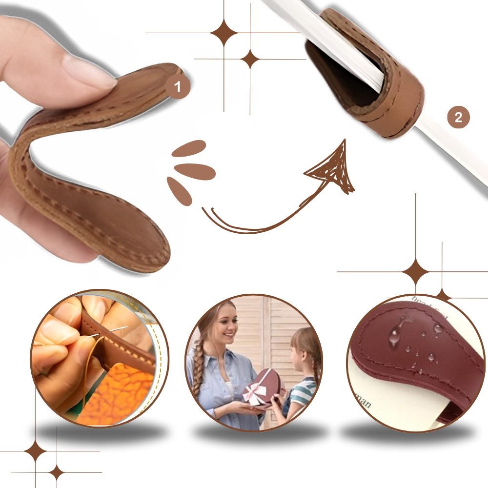 Stijlvolle Gepersonaliseerde Magnetische Lederen Boekenlegger