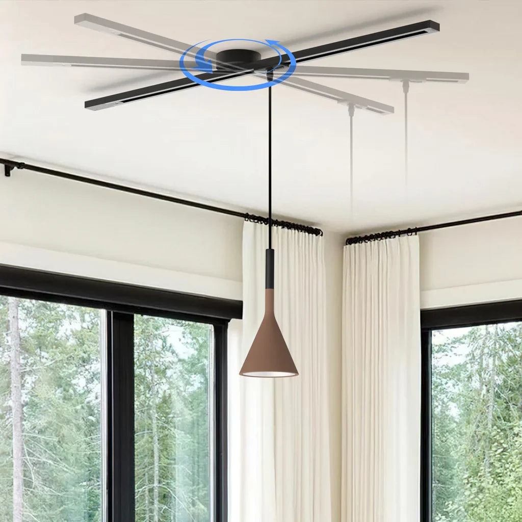 Morris Rotatable Movable Ceiling Rail voor Hanglamp