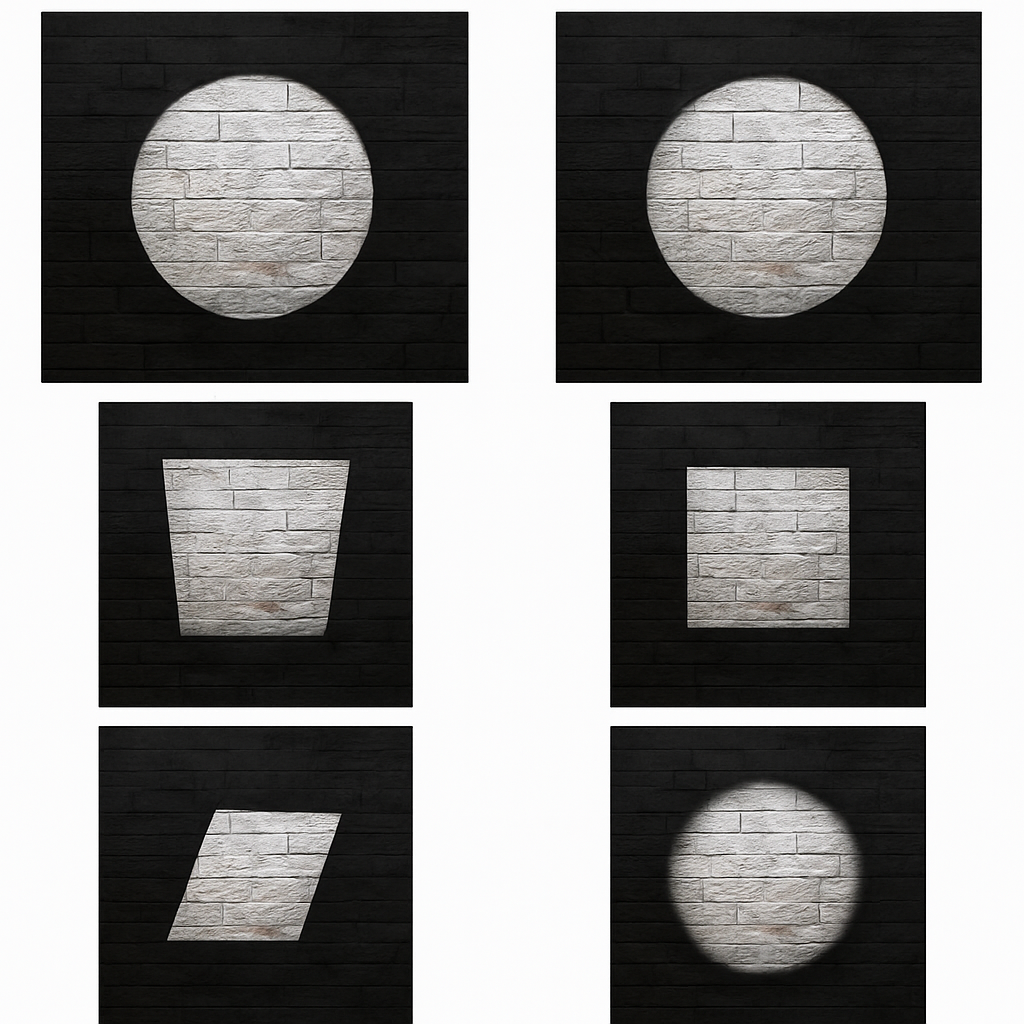 Instelbare LED-spot met verstelbare opening