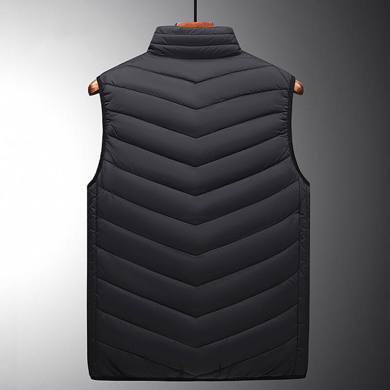 Sandsberg | Graphene Verwarmingsvest | USB-oplaadbare verwarmingszones | Zwart