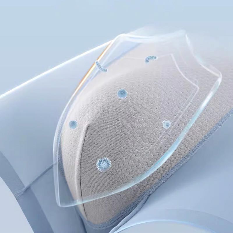 4 Stuks Heren IJs-Satijn Antibacteriële Ademend Boxershorts