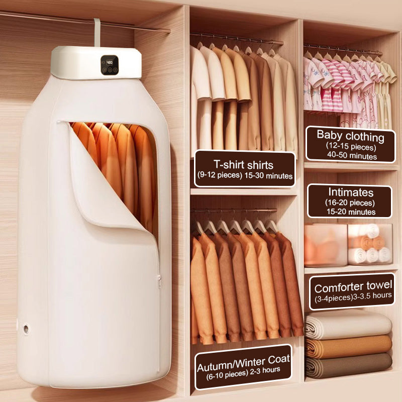 LuxDry Luxe Draagbare Wasdroger | Compact en efficiënt voor moeiteloos drogen