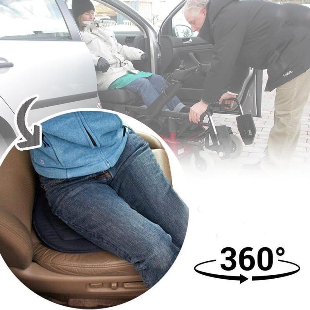 LuxuraComfort 360° Draaibaar Zitkussen | Ervaar ultiem comfort en mobiliteit onderweg