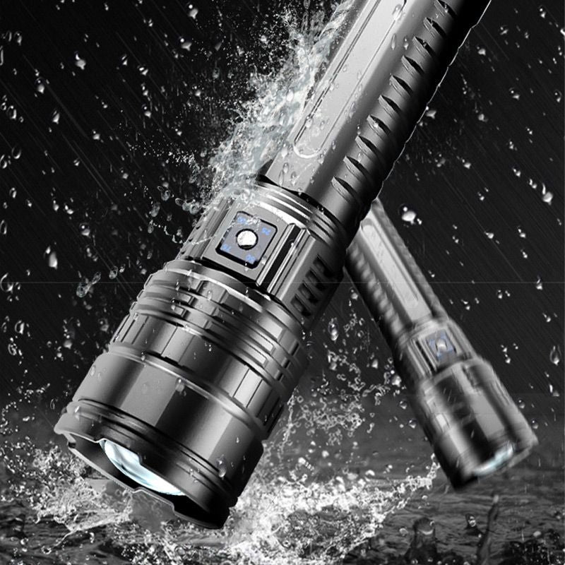 LuxeLumen Premium Laser Telescoop Zaklamp | Multifunctionele zaklamp met krachtige zoomfunctie